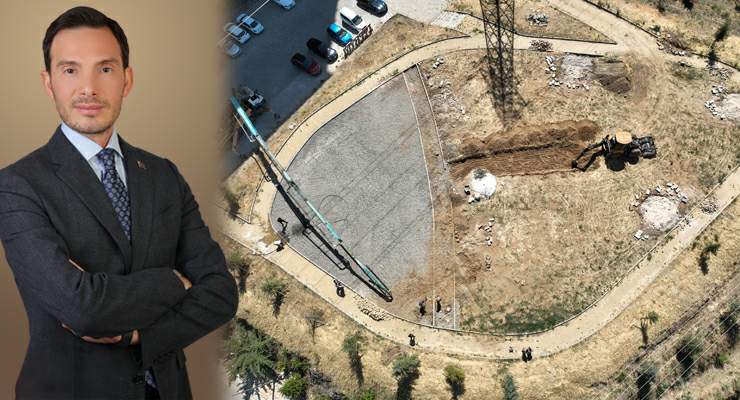 Topçam Mahallesi Yazıcıoğlu Bölgesi’ne yeni park alanı