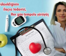 Dr. Gürol, “Kolesterol yüksekliğinin ilaçsız tedavisi, Her gün tempolu yürüyüş”