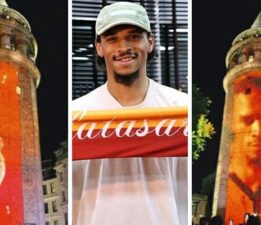 Galatasaray’dan, Galata Kulesi’nde görsel şov