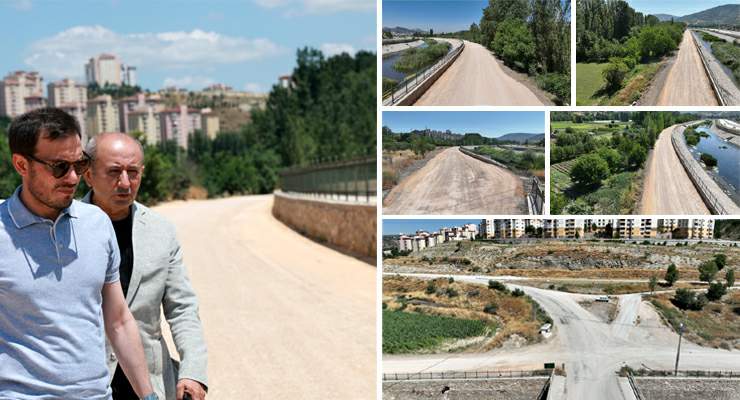 Yeşilova-Doğukent arası yeni bağlantı yolu çalışmaları hızla ilerliyor