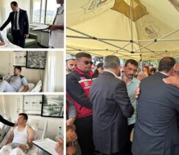 Cüneyt Aldemir’den Kahraman Mehmetçiklere ziyaret ve Şehidimize son veda