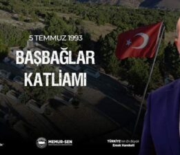 Memursen Tokat İl Temsilcisi Şaban Ceylan’ın Başbağlar açıklaması