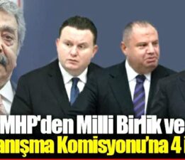 MHP’den, Milli Birlik Komisyonu’na Yücel Bulut seçildi