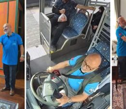 Başkan Yazıcıoğlu duyarlı şoförü makamında ağırladı