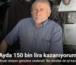 Yemeni ustası, baba mesleğini yıllardır sürdürüyor
