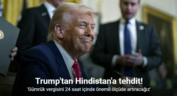 Trump’tan Hindistan’a Rus petrolü tehdidi