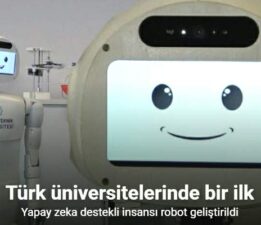 Yapay zeka destekli insansı robot geliştirildi