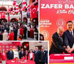 Tokat’ta Zafer Bayramı resepsiyon ve fener alayıyla taçlandı