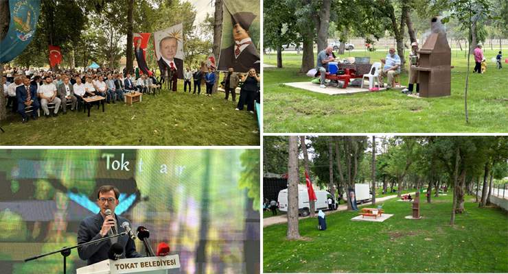 Tokat Belediyesi vatandaşların nefes alacağı mesire alanı açtı