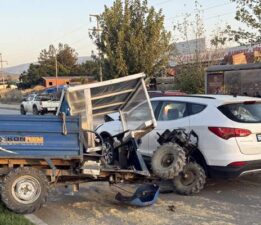 Tokat’ta cip çapa motoruna çarptı: 1 yaralı