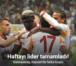 Haftayı lider tamamladı! Galatasaray, Kayseri’de farka koştu