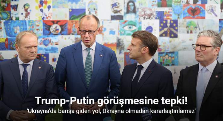 Avrupalı liderler, “Ukrayna’da barışa giden yol, Ukrayna olmadan kararlaştırılamaz”