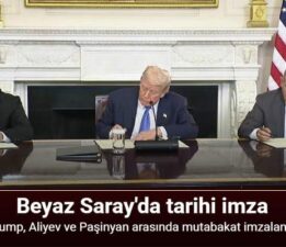 Beyaz Saray’da tarihi anlaşma, Azerbaycan-Ermenistan arasında 35 yıllık çatışma sona erdi