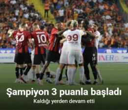 Trendyol Süper Lig: Gaziantep FK: 0 – Galatasaray: 3