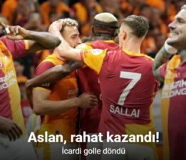 Galatasaray, galibiyet serisini 13 maça çıkardı