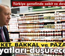 Tokat’taki zincir marketlere sabit fiyatlı ve ucuz “Cumhur Reyonu” geliyor