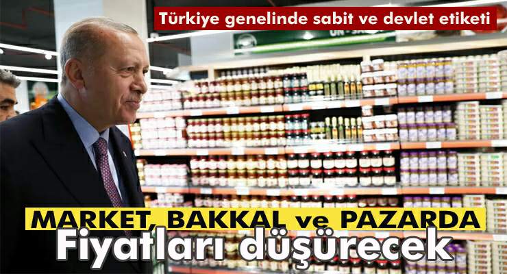 Tokat’taki zincir marketlere sabit fiyatlı ve ucuz “Cumhur Reyonu” geliyor