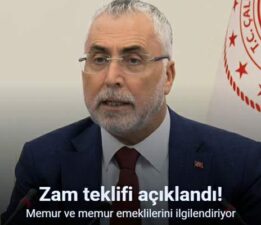 Bakan Işıkhan memur zammı için ilk teklifi açıkladı