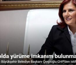 Topuklu efe Özlem Çerçioğlu CHP’den istifa etti