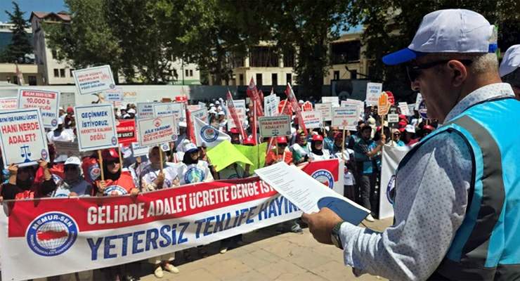 “Refah payı ve adalet yok” Memur-Sen’den Tokat’ta zam protestosu