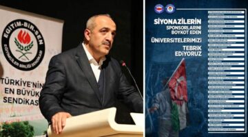 Başkan Ceylan, “Siyonazilerin sponsorlarını boykot eden üniversitelerimizi tebrik ediyoruz”