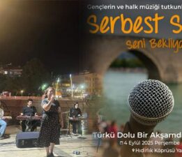 Tokat Belediyesi “Serbest Sahne” devam ediyor