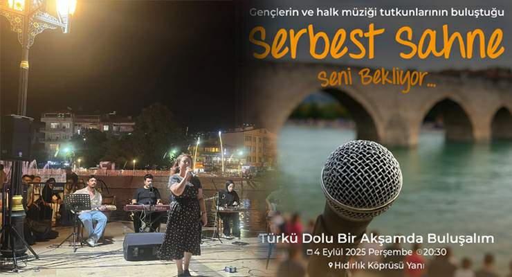 Tokat Belediyesi “Serbest Sahne” devam ediyor