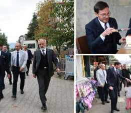 Başkan Yazıcıoğlu’na Kümbet Mahallesi’nde doğum günü sürprizi