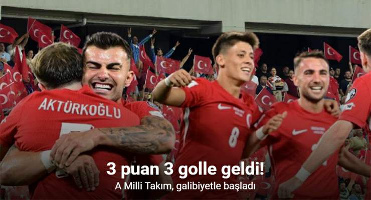 A Milli Takım, galibiyetle başladı, Gürcistan: 2 – Türkiye: 3