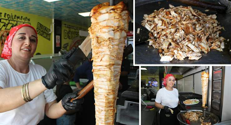 Amasya’nın tek kadın döner ustasına en çok kadınlar şaşırıyor