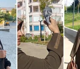 Torunu için sahiplendi, Papağan çocuğu gibi oldu