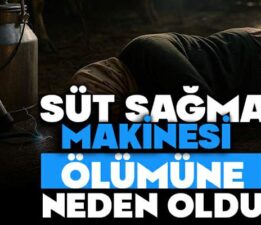 Tokat’ta süt sağım makinesi ölüme neden oldu