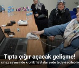 Tıpta çığır açacak gelişme, Bu cihaz sayesinde kronik hastalar evde tedavi edilebiliyor
