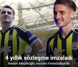 Kerem Aktürkoğlu, Fenerbahçe ile 4 yıllık sözleşme imzaladı