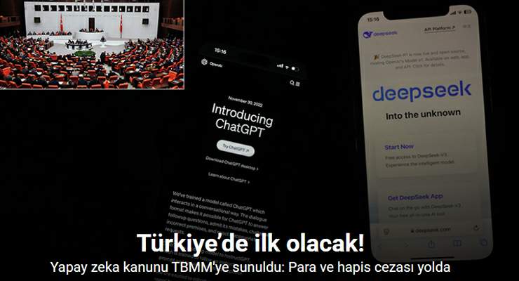 Türkiye’de ilk “Yapay Zeka” kanunu