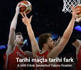 A Milli Erkek Basketbol Takımı finalde