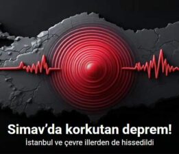Simav’da 5.4 büyüklüğünde deprem