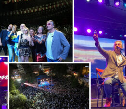 Erbaa’da 90’lar rüzgârı, “Zafer Konserleri” Cumhuriyet Meydanı’nı coşturdu