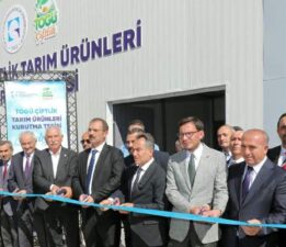 TOGÜ “Çiftlik Tarım Ürünleri Kurutma Tesisi” açıldı
