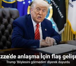 ABD Başkanı Trump’tan Gazze açıklaması, “Hiç görmediğim kadar iyi niyet ve heyecan var”