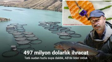 Tatlı sudan tuzlu suya daldık, AB’de lider olduk