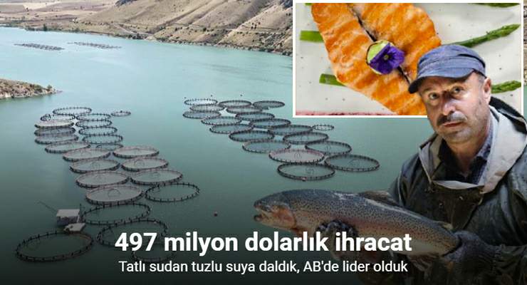 Tatlı sudan tuzlu suya daldık, AB’de lider olduk