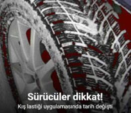 Zorunlu kış lastiği uygulaması 5 aya çıktı