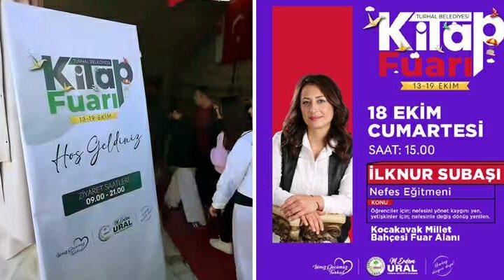 Turhal Kocakavak Millet Bahçesi’nde “Kitap Fuarı” devam ediyor
