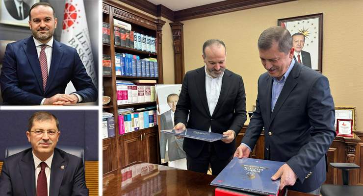 Milletvekili Arslan, TRT Genel Müdürü Sobacı ile Tokat projelerini görüştü