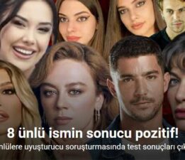 Uyuşturucu soruşturmasında 8 ünlü isimde uyuşturucu madde tespit edildi