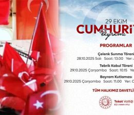 Tokat’ta “Cumhuriyet Bayramı” heyecanı