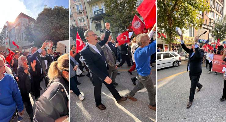 Tokat’ta CHP’li kadınlardan gür sesli “Tencere-Tava” protestosu