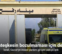 İsrail, Gazze’ye insani yardım girişini askıya aldı