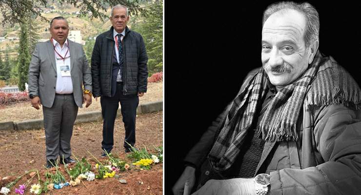 Başkanlar, Cemal İncesoyluer’i mezarı başında ziyaret ettiler